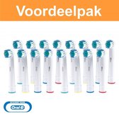 16 Universele tandenborstel opzetborstels - Geschikt voor Oral B en Braun  -... | bol.com