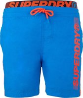 Superdry Beach Volley Zwembroek - Mannen - blauw - oranje