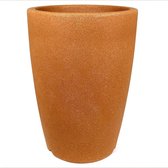 VECA - Vaso Genesis Rotondo - Bloempot - Ø28x40cm - Terracotta Anticato