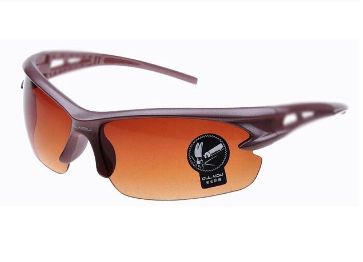 Outdoor zonnebril DUO SET Dulaidu (Oranje) eigentijds design voor handlopen - wielrennen - fietsen - wandelen - vissen