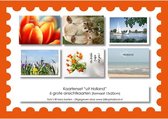 Kaarten set "uit Holland" | Nederland | ansichtkaarten | koeien | tulpen | varen | molen | Holland