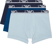 EA7 Boxershorts (3-Pack) Onderbroek - Mannen - navy/wit