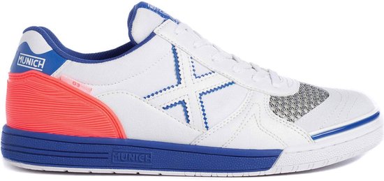 Munich Sneakers - Maat 45 - Mannen - Wit/Blauw/Oranje | bol.com