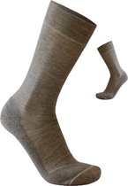 2-Pack Nette Dunne Sokken met Merino Wol S13 - Unisex - Beige - Maat 39-42