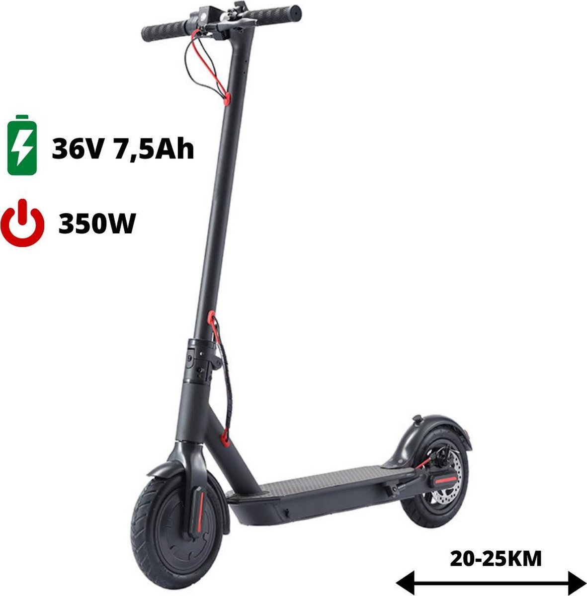 ELBELLO H7 - Opvouwbare elektrische step voor volwassenen - 25km/h 350W - xiaomi look - elektrische