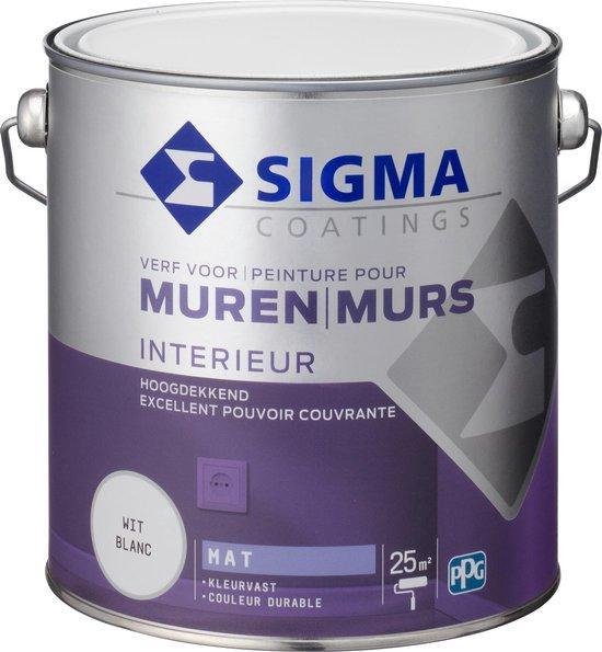 Encommium pad Spaans Sigma Muurverf - Muren en Plafonds - Signaal wit RAL 9003 - 10L - Voor  Binnen | bol.com