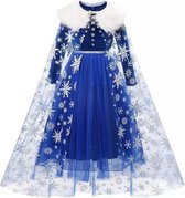 elsa prinses kostuum 3-4 jaar - Blauw