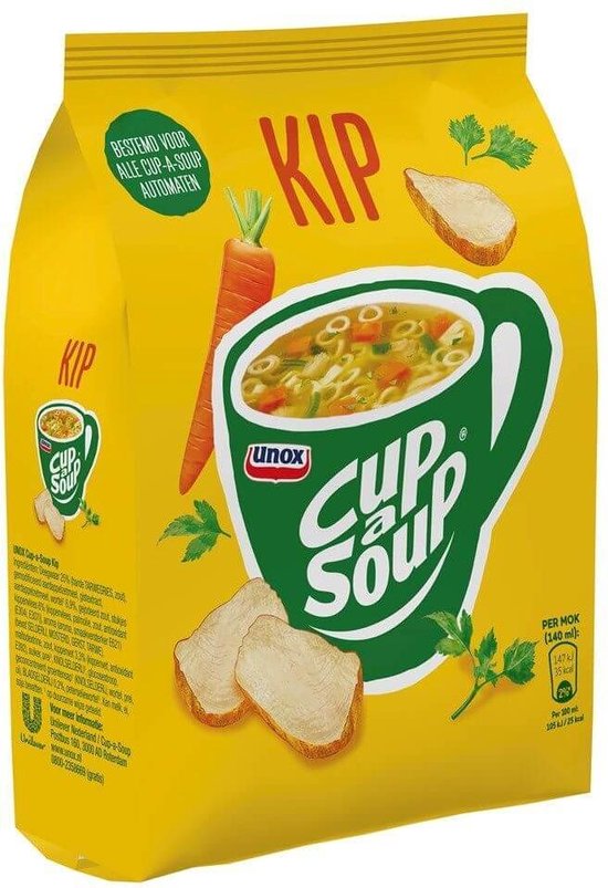 Cup-a-Soup | Automatensoep / Vending | Kip | 4 zakken