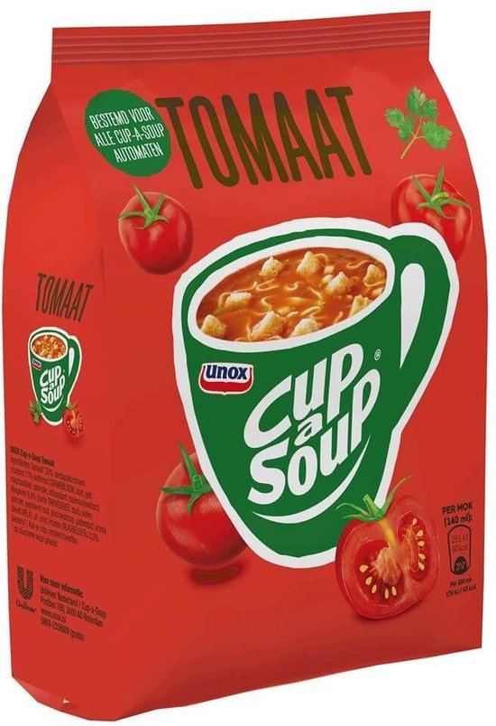 Cup-a-Soup | Automatensoep / Vending | Tomaat | 4 zakken