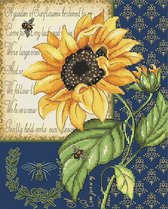 Borduurpakket LETISTITCH 998 Sunflower Melody (telpatroon)