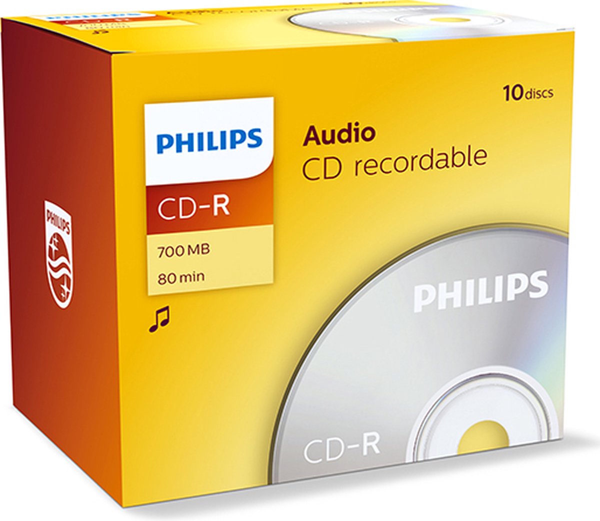 VERBATIM - Verbatim CD-R Audio 80 min Color 10st For music - 43365 ...