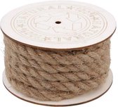 Jute Touw Bruin / Henneptouw - 5 meter x 10 mm - knutselen - hobby - decoratietouw