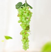 2 Trossen 110 Groene Druiven Simulatie Fruitsimulatie Druiven PVC met Crème Grape Shoot Props