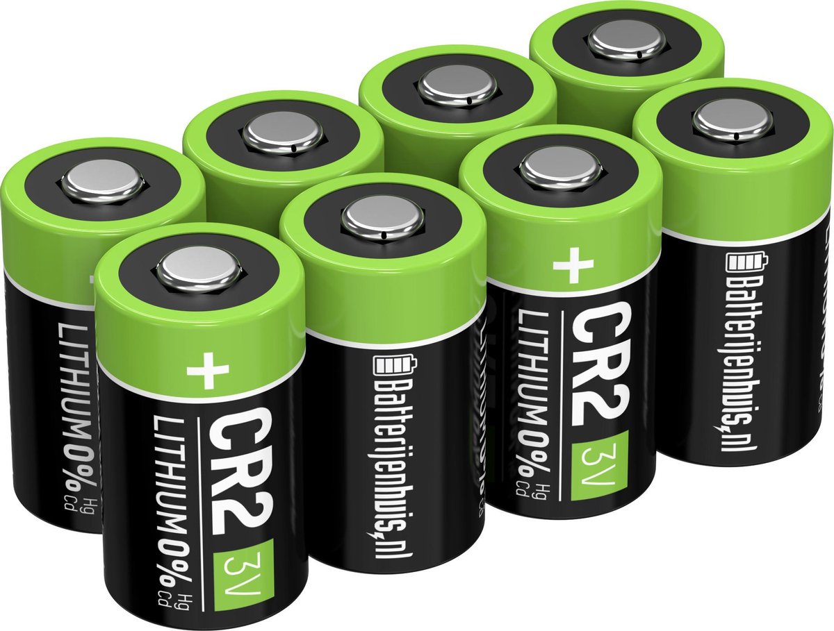 CR2 Batterijen 8x