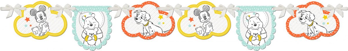 PROCOS - Baby shower slinger van Disney Baby - Decoratie > Slingers en hangdecoraties