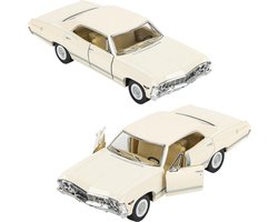 1967 Chevrolet Impala 1/36 Kinsmart - verkrijgbaar in 4 kleuren - verkoop per stuk- pull back motor - Modelauto - Schaalmodel - Model auto - Miniatuurauto - Miniatuur auto’s