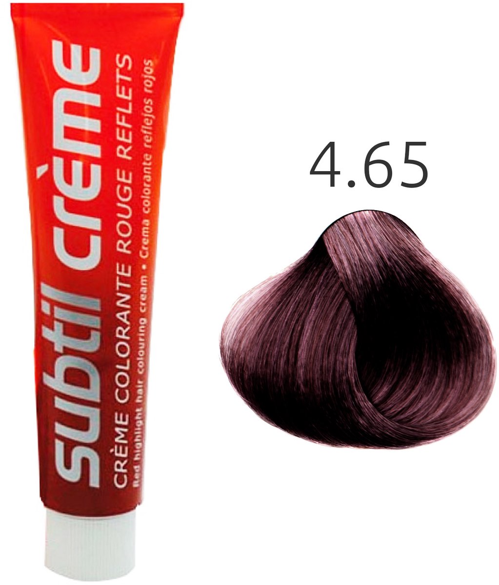 Subtil - Color - Crème Rouge Reflets - 4.65 Kastanje Rood Mahonie - 60 ml
