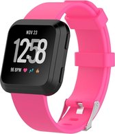 By Qubix Siliconen bandje - Fitbit Versa (Lite) - Magenta