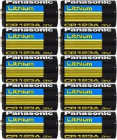 Panasonic Industrial CR123 - 10 stuks