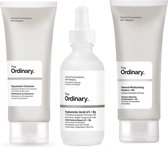 The Ordinary verzorgingsset - Squalane Cleanser 150 ml - Hyaluronic Acid 2% + B5 Supersize Serum 60ml - Natural Moisturizing Factors + HA 100 ml - Effectieve formules - Intense hyd