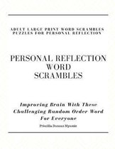 Personal Reflection Word Scrambles - Adult Large Print Word Scrambles Puzzles for Personal Reflection