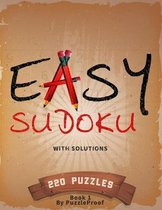 Easy Sudoku Puzzle Book For Adults With Solutions - Large Print - Book 1