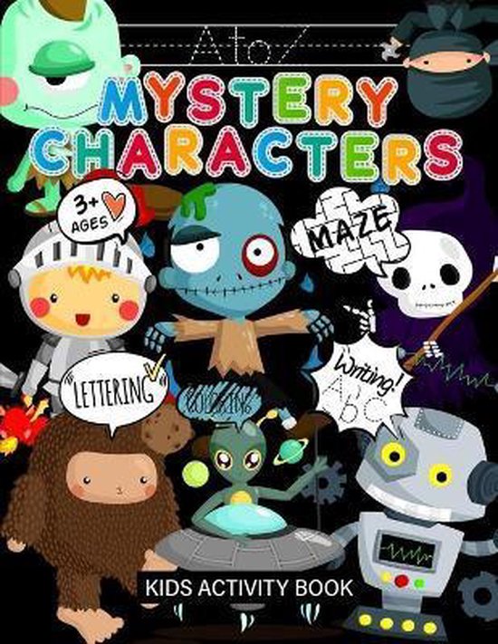 A to Z Kids Activity BookA to Z Mystery Characters Kids Activity Book