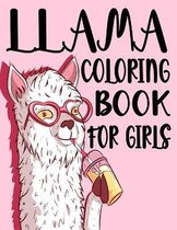 Llama Coloring Book For Girls