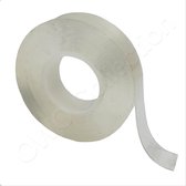 Sterke elastische dubbelzijdige zelfklevende magische NANO tape op rol | stickers | plakband | dubbelzijdig | montagetape | nanotape | transparant | 2cm x 5m