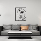Picasso Series Metal Wall Decor, Minimalist Decor, Metal Wall Art, Home Wall Hangings, Geometric Wall Art, Home Art Decor (60x49cm)(24X19inc)