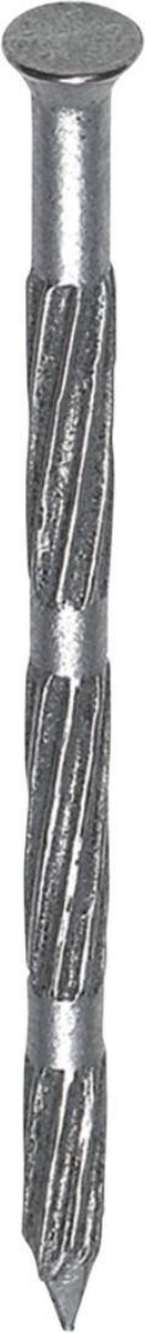 Stalen ribnagel platkop verzinkt 2.7x30 mm 30 stuks