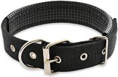 Halsband hond - 30-43cm x 3cm - Zwart