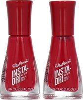 Sally Hansen Insta-Dri Nail Polish - 373 Rapid Red (Set of 2)