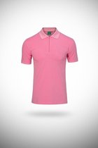 Polo met rits Pink