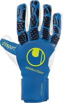 Uhlsport Hyperact Absolutegrip Keepershandschoenen - Maat 9.5 Volwassenen - blauw - navy - wit