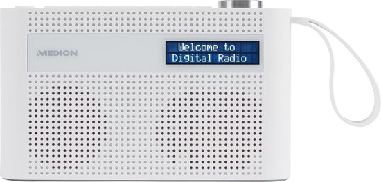 MEDION LIFE P66007 DAB+ Radio, DAB+/FM, Bluetooth 5.0, Geïntegreerde  batterij, 3 W