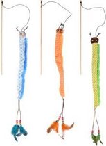 Flamingo Kirk Hengel+Rups, Let Op Per 1Stuks, Alleen Kleur Blauw Word Geleverd !