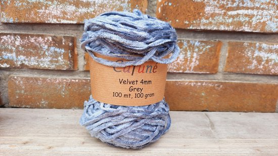 Durable Velvet 2227 mouse grey - Chenille Garen Durable Velvet 2227 mouse grey - Chenille Garen