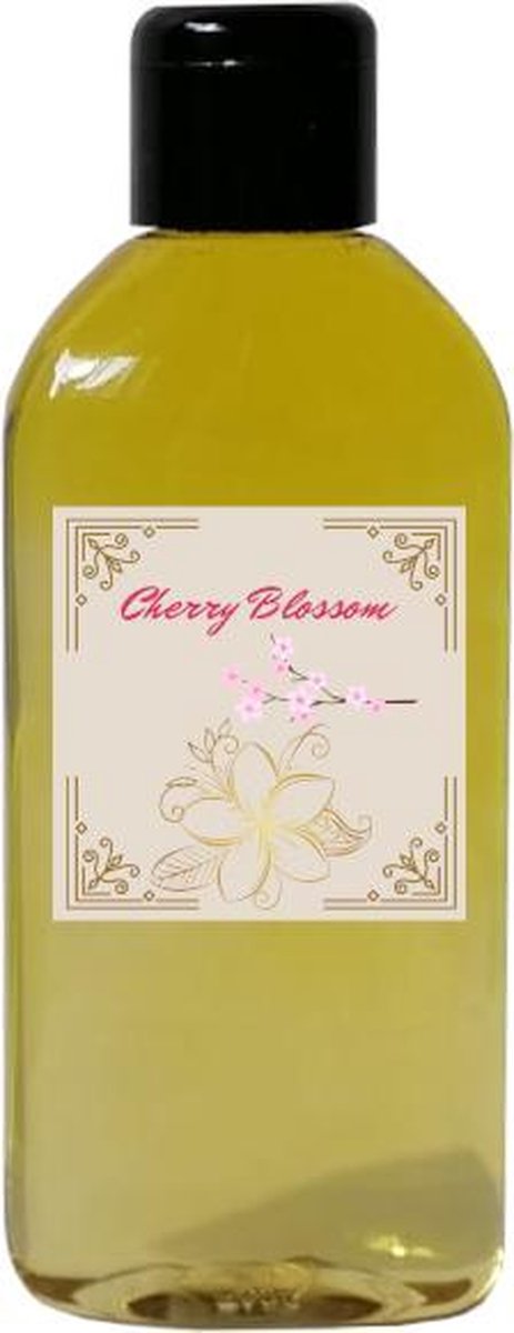 Navulling Cherry Blossom Huisparfum - - Geurolie - Geurverspreider - Refill - Geurstokjes - Diffuser - Reukstof - Huisparfum - Geur aroma - Interieur parfum - Luchtverfrissers - Kerst - Parfum - Aromatherapie - Etherische oliën - Gifts- Cadeauartikel