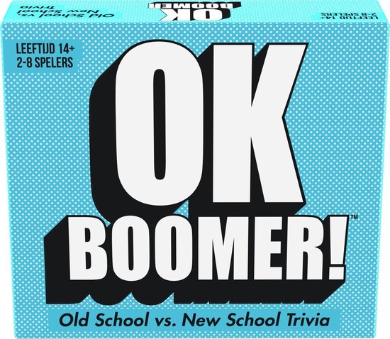 Thumbnail van een extra afbeelding van het spel OK BOOMER - De kennisquiz waarbij de oudere generatie het opneemt tegen de jongere!