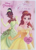 DISNEY PRINCESS KLEURBOEK MET STICKERS EN SPELLETJES