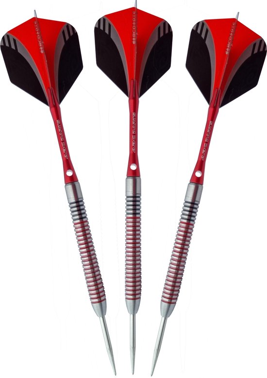 ABC Darts - Professionele Dartpijlen - Red Dragonas Multi Ring - 28 gram van ABC Darts — afbeelding 2