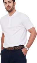 Polo Shirt Heren van 100% Katoen - Premium T Shirt Heren met Polokraag - Poloshirts heren met Korte Mouw - Poloshirts met Effen Witte effen kleur - Regular Fit Golf Polo / T shirts maat XL