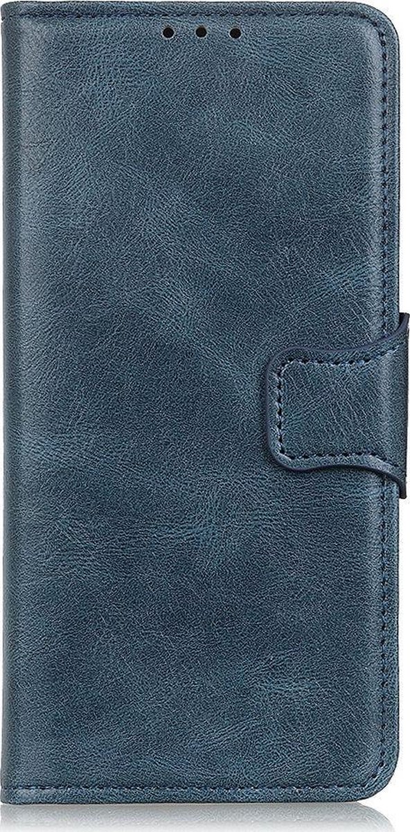 Mobigear Telefoonhoesje geschikt voor Xiaomi Mi 11 Ultra Hoesje | Mobigear Classy Bookcase Portemonnee | Pasjeshouder voor 2 Pasjes | Telefoonhoesje voor Pinpas / OV Kaart / Rijbewijs - Blauw
