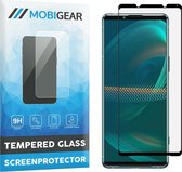 Mobigear Gehard Glas Ultra-Clear Screenprotector voor Sony Xperia 5 III - Zwart