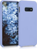 kwmobile telefoonhoesje voor Samsung Galaxy S10e - Hoesje met siliconen coating - Smartphone case in mat lichtblauw