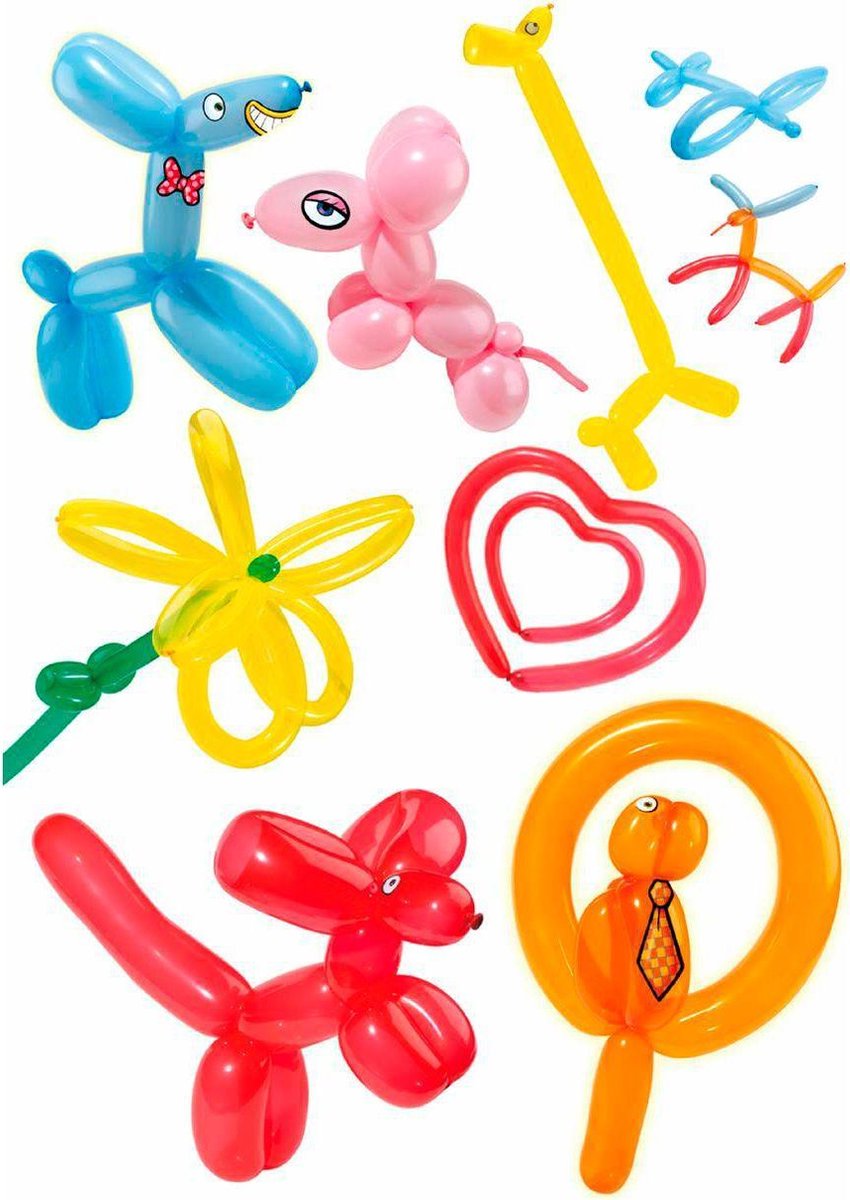 Veel supermarkt Opwekking Ballon figuren maken - Knutselpakket feest versiering - modelleer ballonnen  | bol.com