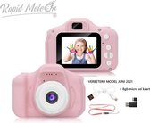 Digitale kindercamera roze - met videofunctie - incl. handig keycord en 8GB SD Kaart