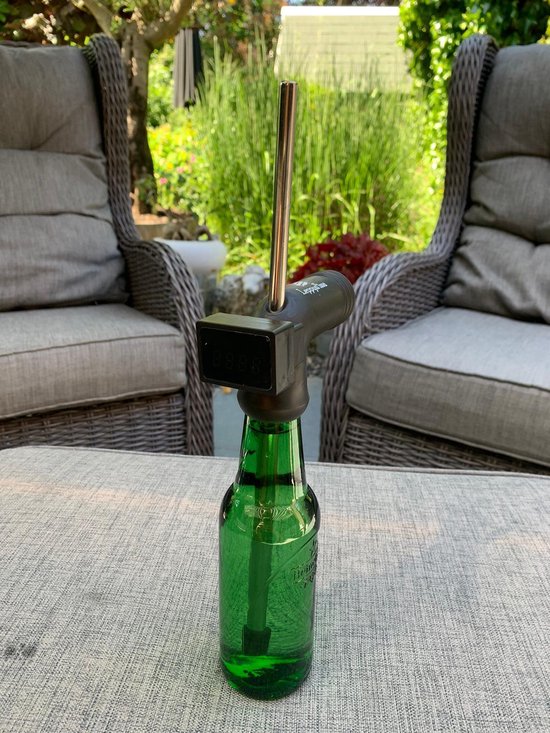 Bier Snorkel Met Timer Zwart Bier Snorkel Biersnorkel Timer