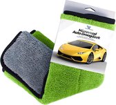 Droogdoek Auto - Badkamer - Drying Towel - Watermagneet - Microvezel - Doek - 45 x 38 cm - Groen